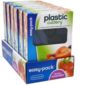 Wholesale - 30ct EASY PACK CLEAR PLASTIC CUTLERY C/P 24, UPC: 840109128829